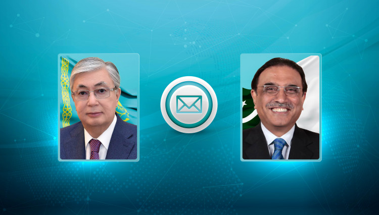 Kassym-Jomart Tokayev congratulates Asif Ali Zardari on his election as President of Pakistan